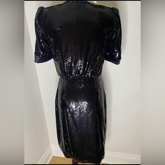 Laurèl black sequence dress - Picture 2 of 6